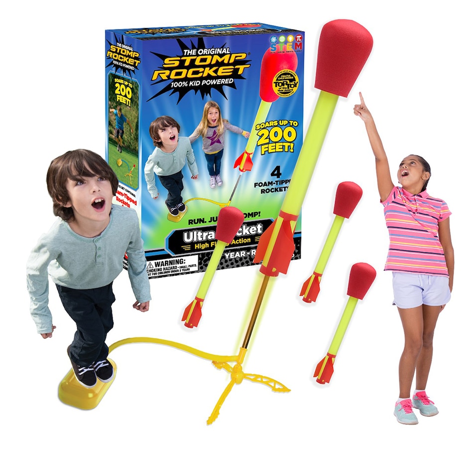 Image 722666_ALTMORE1.jpg, Product 722-666 / Price $24.99, Stomp Rocket Ultra Rockets (4-Pack) from Stomp Rocket on TSC.ca's Toys & Hobbies department