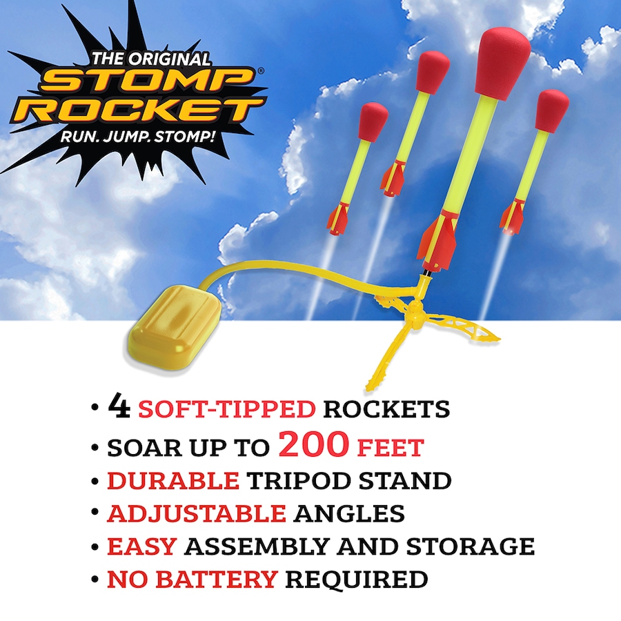 Image 722666_ALTMORE7.jpg, Product 722-666 / Price $24.99, Stomp Rocket Ultra Rockets (4-Pack) from Stomp Rocket on TSC.ca's Toys & Hobbies department