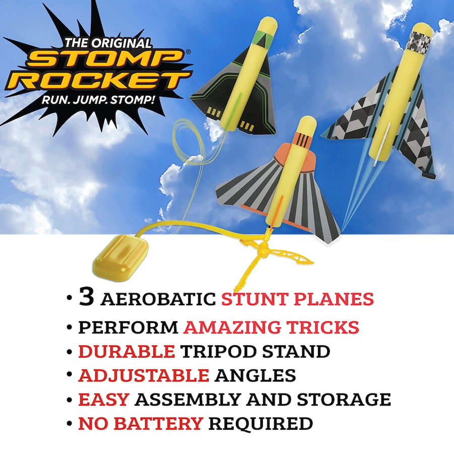 Image 722667_ALTMORE6.jpg, Product 722-667 / Price $34.99, Stomp Rocket Stunt Planes (3-Planes) from Stomp Rocket on TSC.ca's Toys & Hobbies department