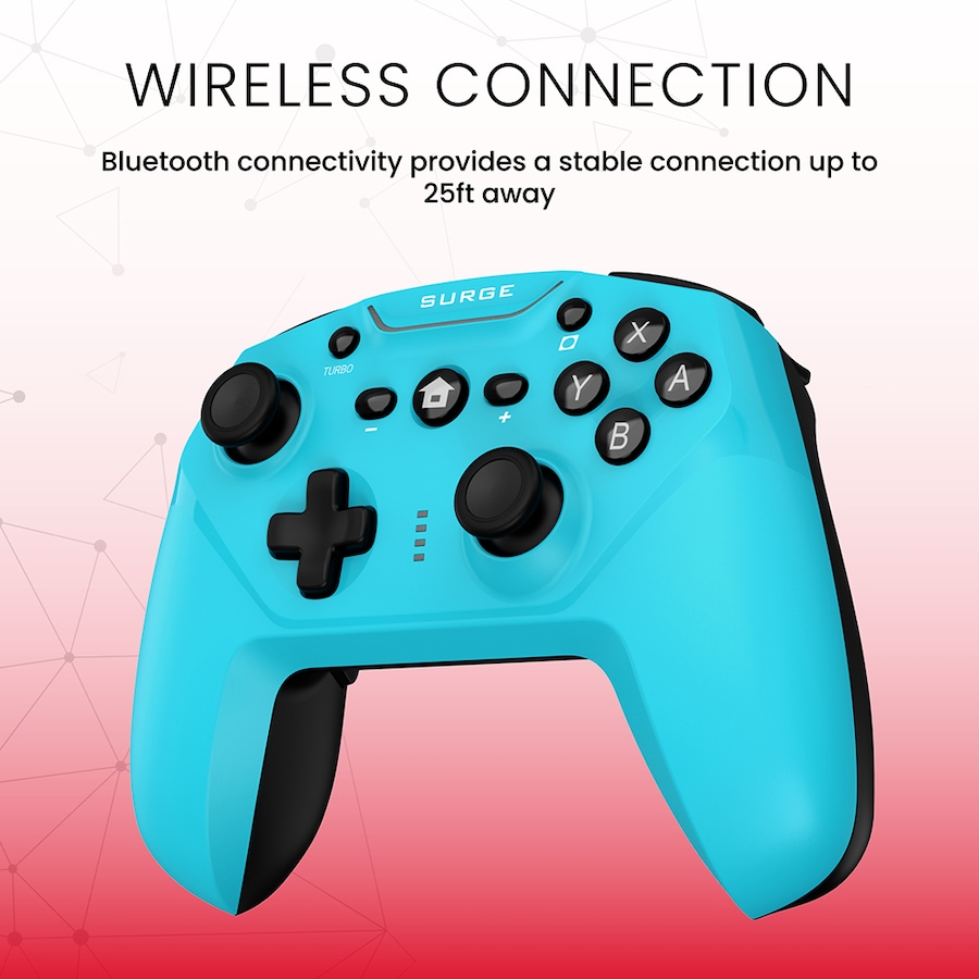 Image 722669_ALTMORE3.jpg, Product 722-669 / Price $39.99, Surge SwitchPad Pro Wireless Controller for Nintendo Switch/Switch 2 (Blue) from Surge on TSC.ca's Electronics department