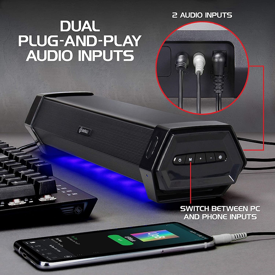 Image 722682_ALTMORE3.jpg, Product 722-682 / Price $69.99, Enhance Gaming Computer Speakers Sound Bar from Enhance on TSC.ca's Electronics department