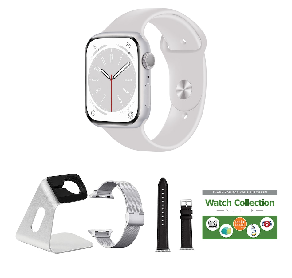 Image 722690_SIL.jpg, Product 722-690 / Price $814.97 - $854.97, Apple Watch Series 8 Bundle (2022) from Apple on TSC.ca's Electronics department