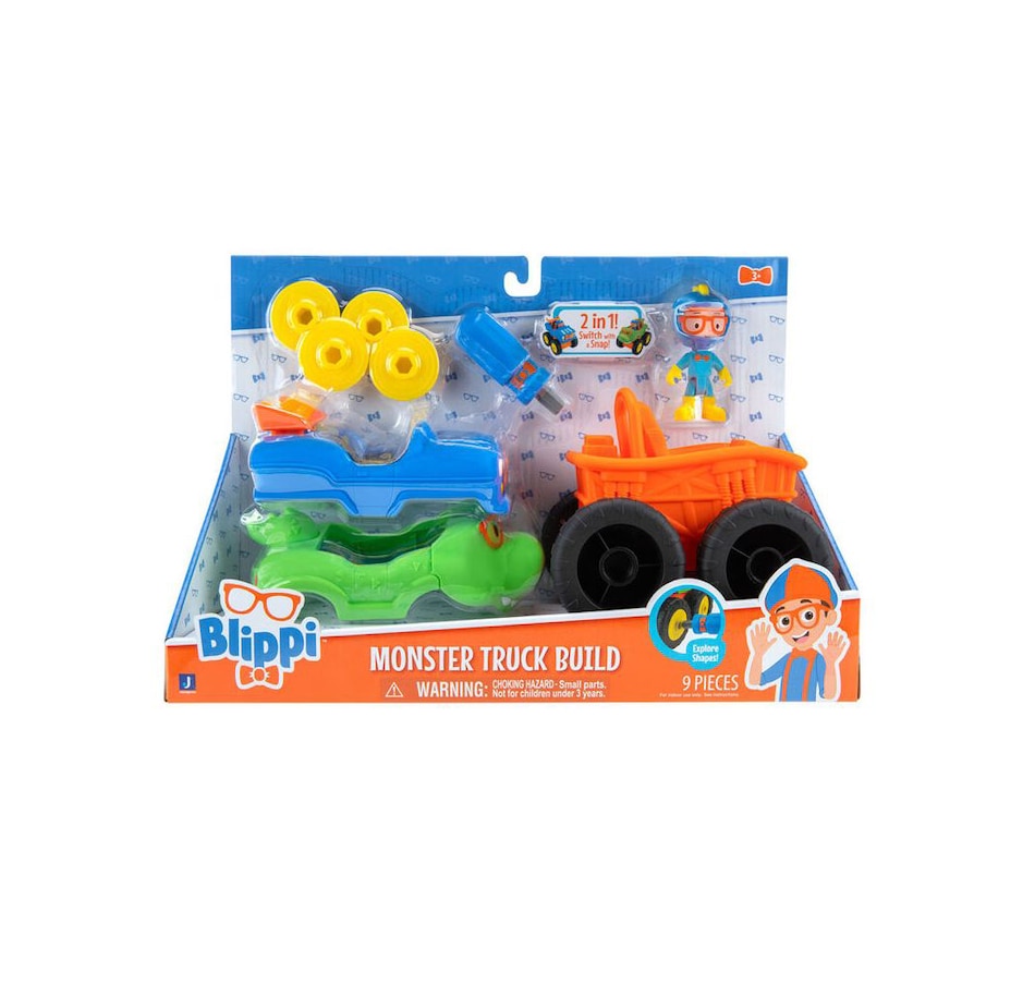 Image 722712_ALTMORE4.jpg, Product 722-712 / Price $29.99, Blippi Monster Truck Build Set from Blippi on TSC.ca's Toys & Hobbies department