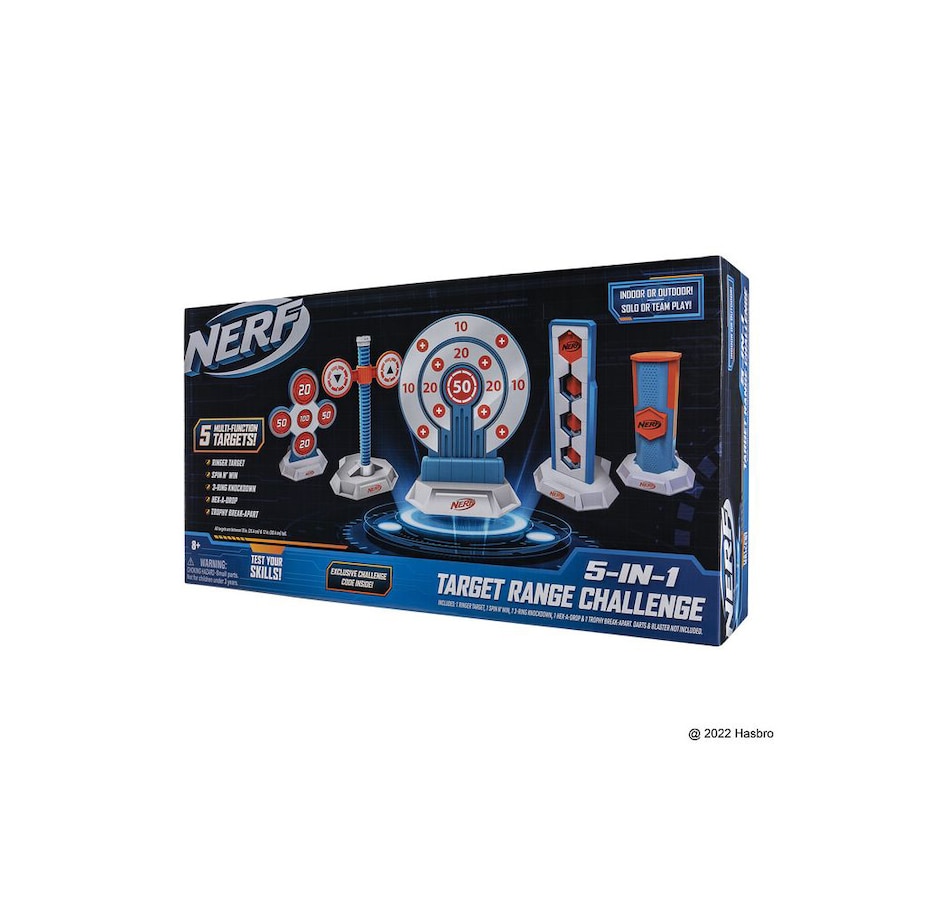 Image 722715_ALTMORE4.jpg, Product 722-715 / Price $79.99, Nerf 5-in-1 Target Range Challenge from Nerf on TSC.ca's Toys & Hobbies department