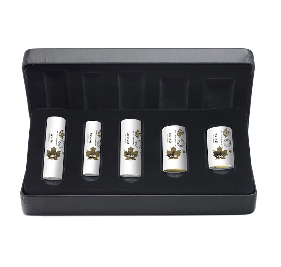 Image 722734.jpg, Product 722-734 / Price $199.95, 2020 First Strikes Special Wrap Roll Collection from Royal Canadian Mint (RCM) on TSC.ca's Coins department