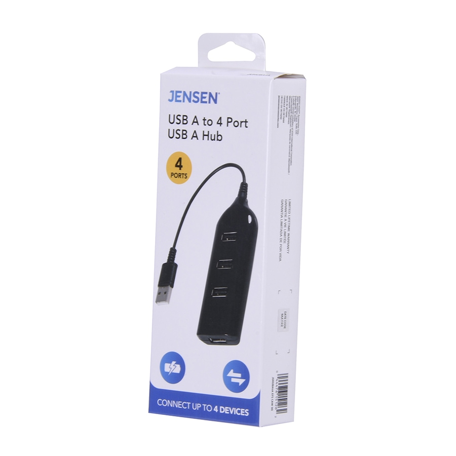 Image 722737_ALTMORE3.jpg, Product 722-737 / Price $24.99, Jensen USB-A to 4-Port USB-A Hub from RCA on TSC.ca's Electronics department