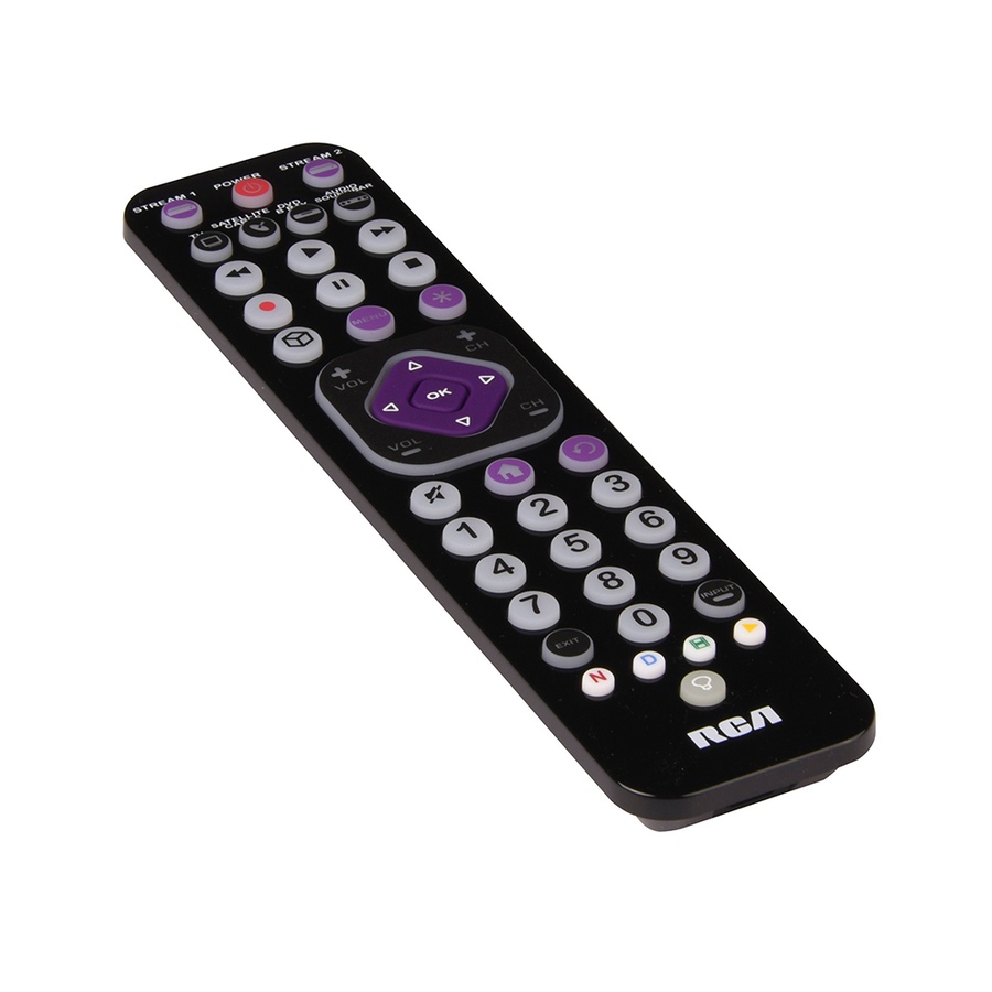 Image 722740.jpg, Product 722-740 / Price $34.99, RCA 6-Device Rechargeable Ultra-Thin Streaming Universal Remote Control from RCA on TSC.ca's Electronics department