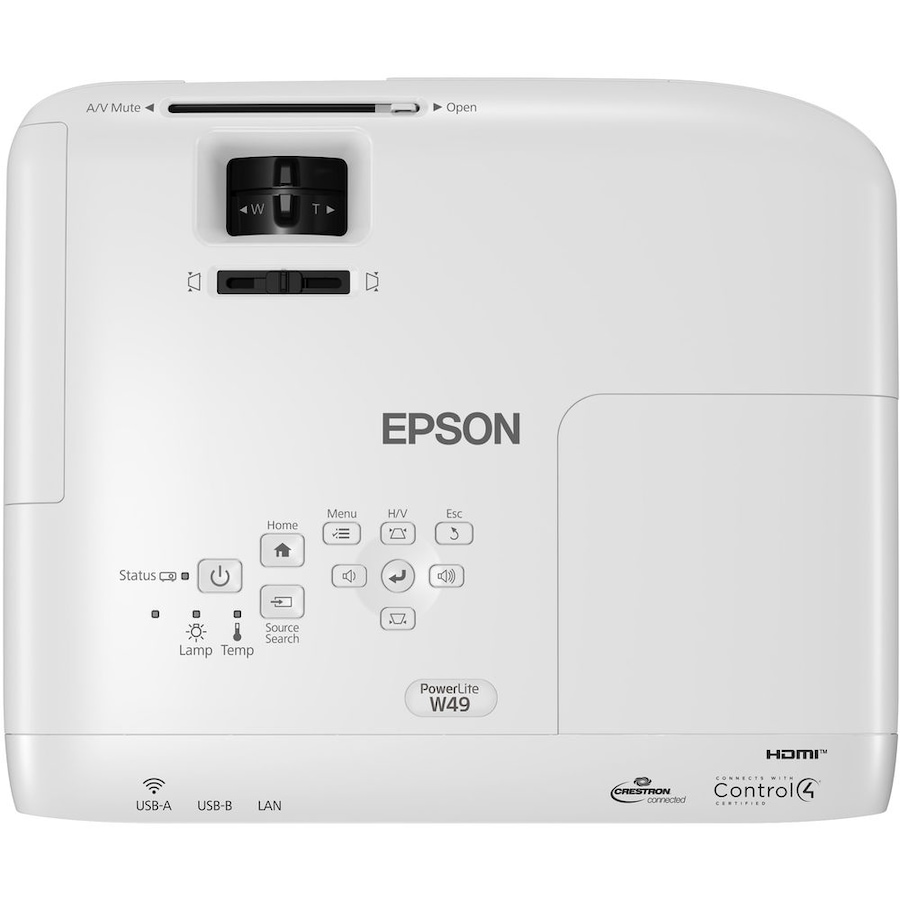 Image 722798_ALTMORE3.jpg, Product 722-798 / Price $889.99, Epson PowerLite W49 3LCD WXGA Classroom Projector with HDMI from Epson on TSC.ca's Electronics department