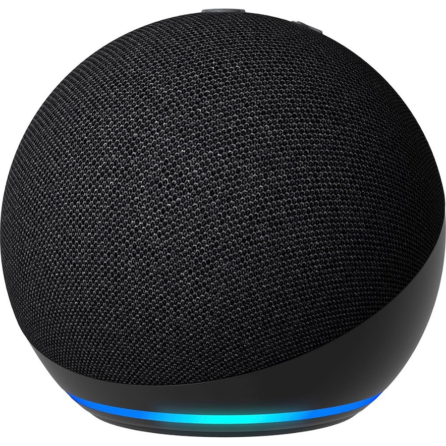 Image 722801.jpg, Product 722-801 / Price $73.99, Amazon Echo Dot 2022 Smart Speaker with Alexa (5th-gen, charcoal) from Amazon on TSC.ca's Electronics department