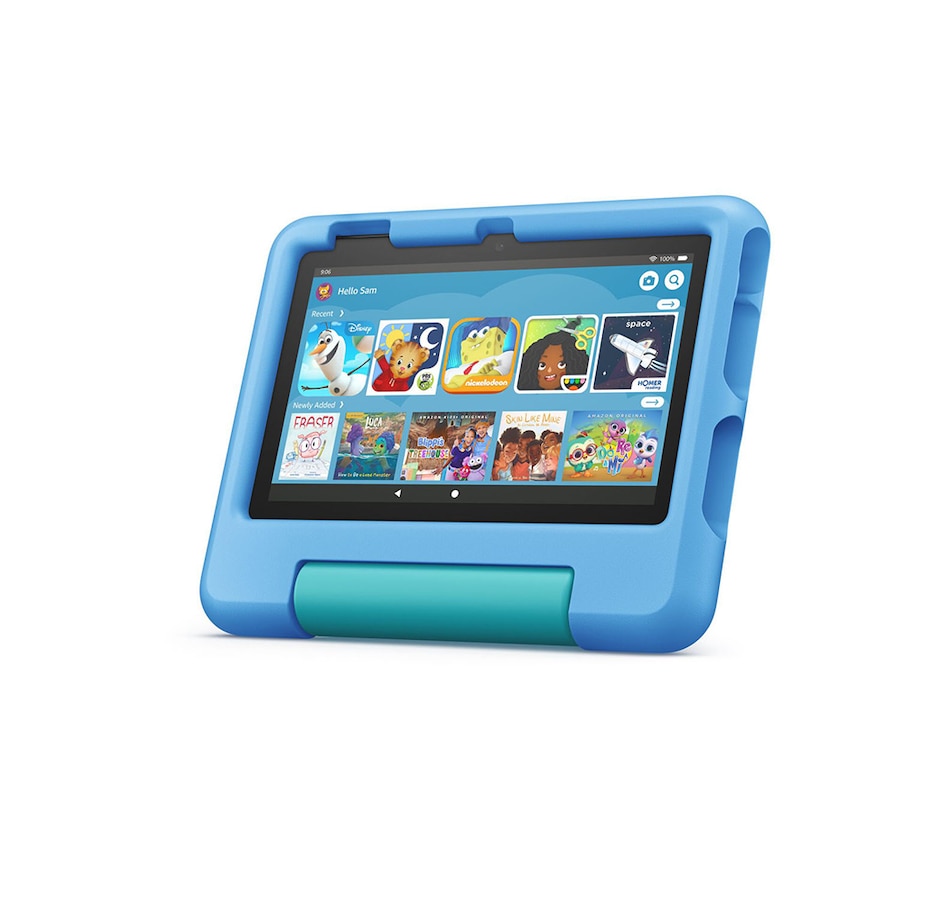 Image 722811_ALTMORE1.jpg, Product 722-811 / Price $147.99, Amazon Fire 7 Kids Tablet (7" display, 16 GB, blue, for ages 3 to 7) from Amazon on TSC.ca's Electronics department