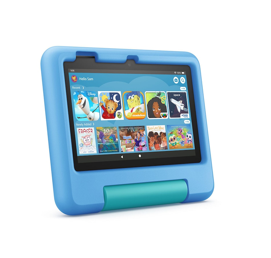 Image 722811_ALTMORE3.jpg, Product 722-811 / Price $147.99, Amazon Fire 7 Kids Tablet (7" display, 16 GB, blue, for ages 3 to 7) from Amazon on TSC.ca's Electronics department