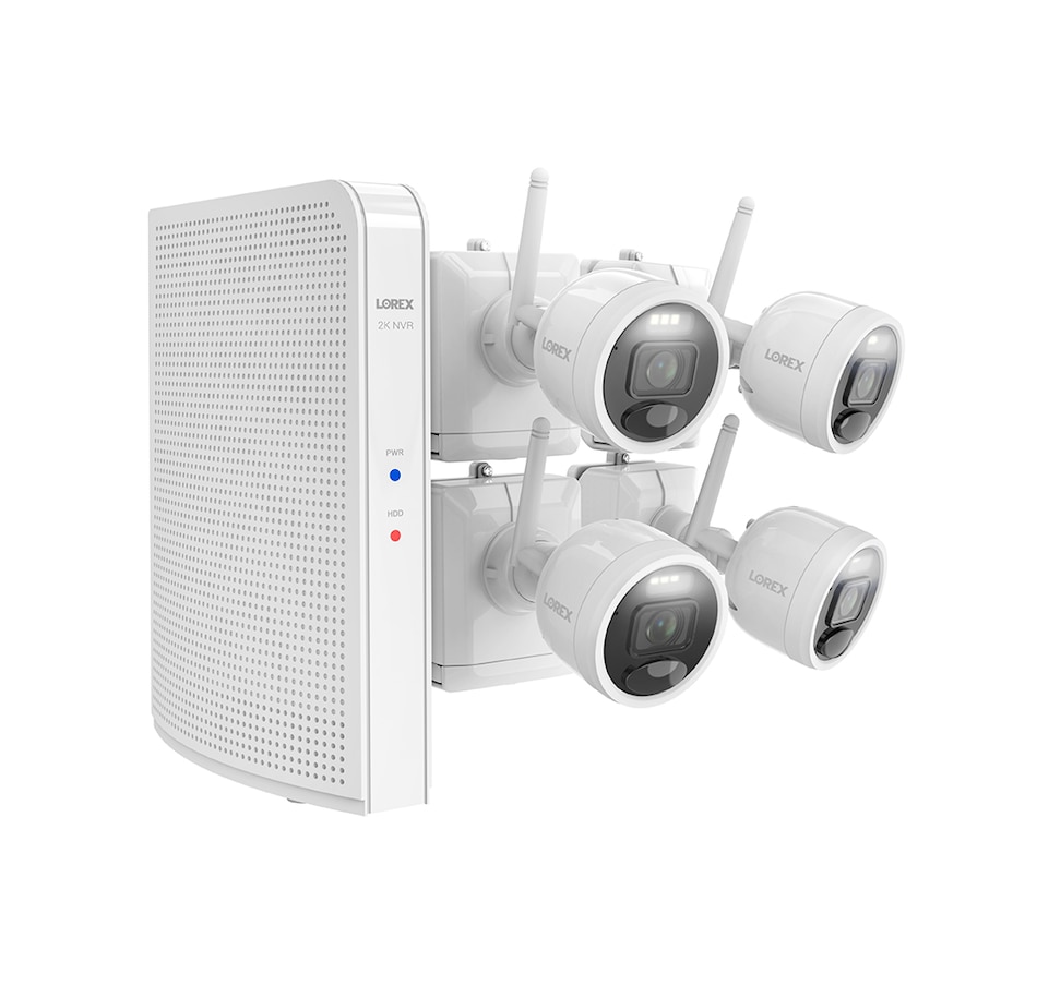 Image 722837_ALTMORE3.jpg, Product 722-837 / Price $749.99, Lorex 2K 8-channel 1TB NVR System with 4 Outdoor Wire-Free Battery Security Cameras from Lorex on TSC.ca's Electronics department