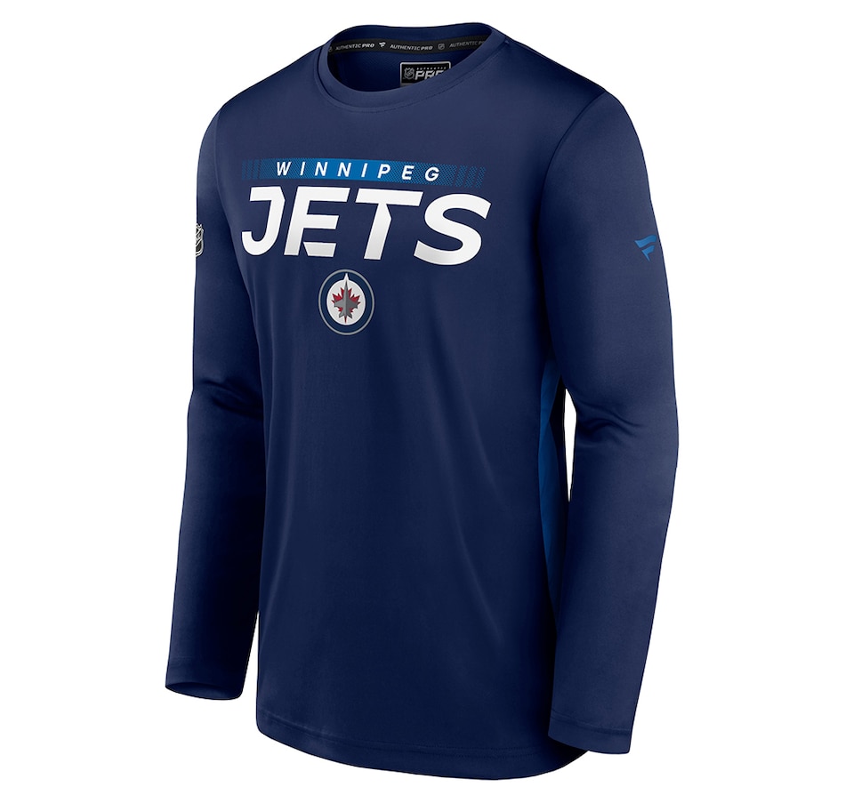 Image 722892_ALTMORE1.jpg, Product 722-892 / Price $79.99, Winnipeg Jets Authentic Pro Long Sleeve Tech T-Shirt from Fanatics on TSC.ca's Sports department