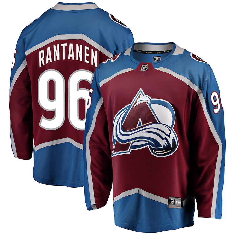 Image 722912.jpg, Product 722-912 / Price $299.99, Mikko Rantanen Colorado Avalanche NHL Fanatics Breakaway Home Jersey from Fanatics on TSC.ca's Sports department
