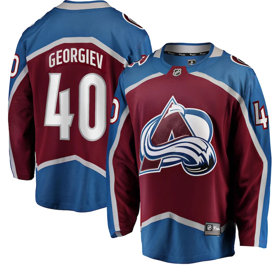 Image 722914.jpg, Product 722-914 / Price $324.99, Alexandar Georgiev Colorado Avalanche NHL Fanatics Breakaway Home Jersey from Fanatics on TSC.ca's Sports department