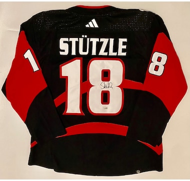 Tim Stutzle Ottawa Senators Autographed Black Fanatics Breakaway Jersey