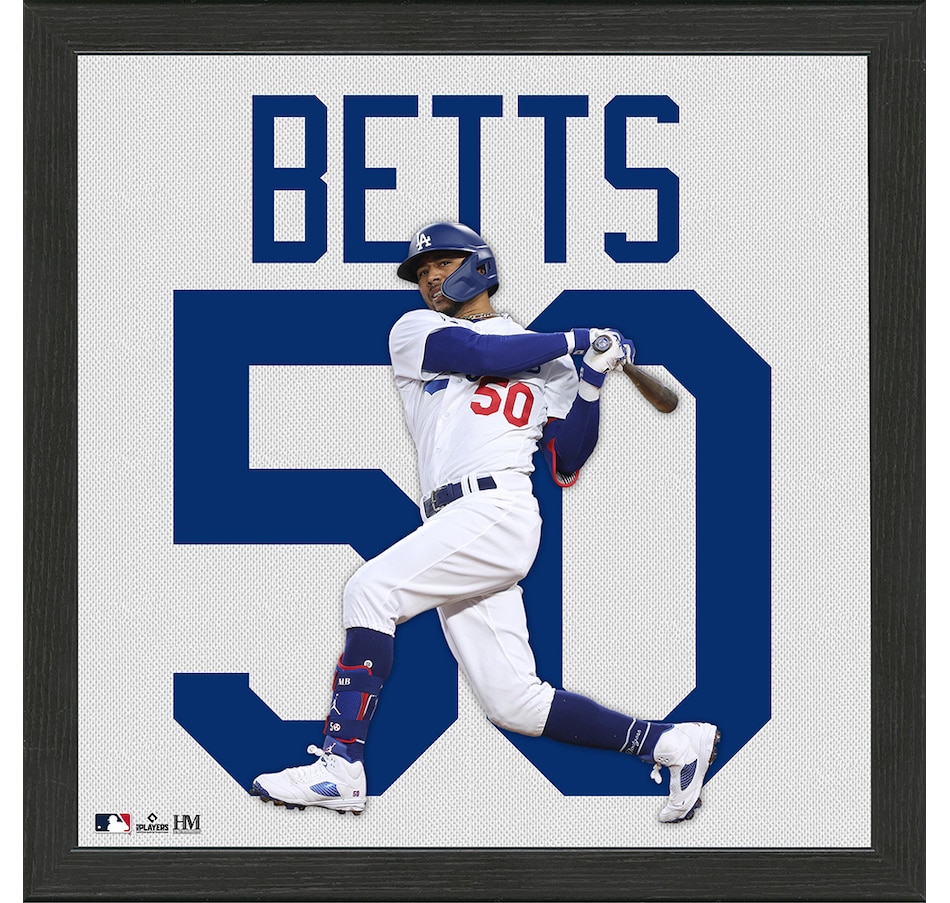 Image 722986.jpg, Product 722-986 / Price $74.99, Mookie Betts Los Angeles Dodgers Impact Jersey Frame from Highland Mint on TSC.ca's Sports department