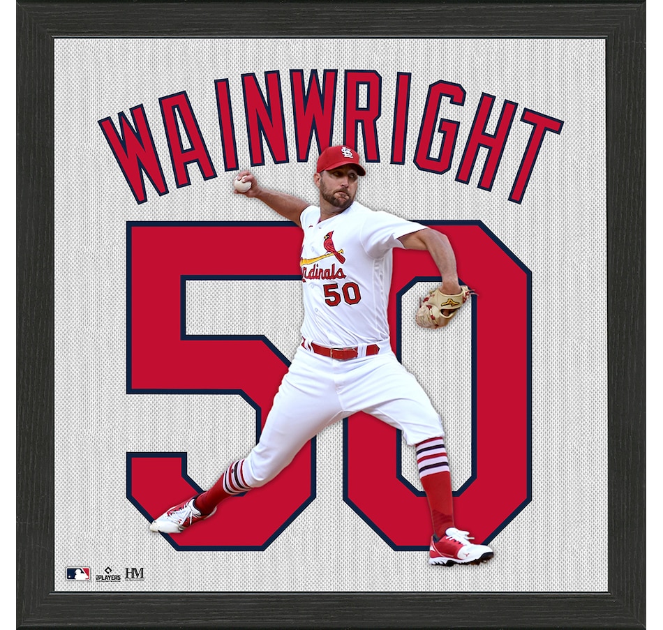 Image 722997.jpg, Product 722-997 / Price $74.99, Adam Wainwright St. Louis Cardinals Impact Jersey Frame from Highland Mint on TSC.ca's Sports department