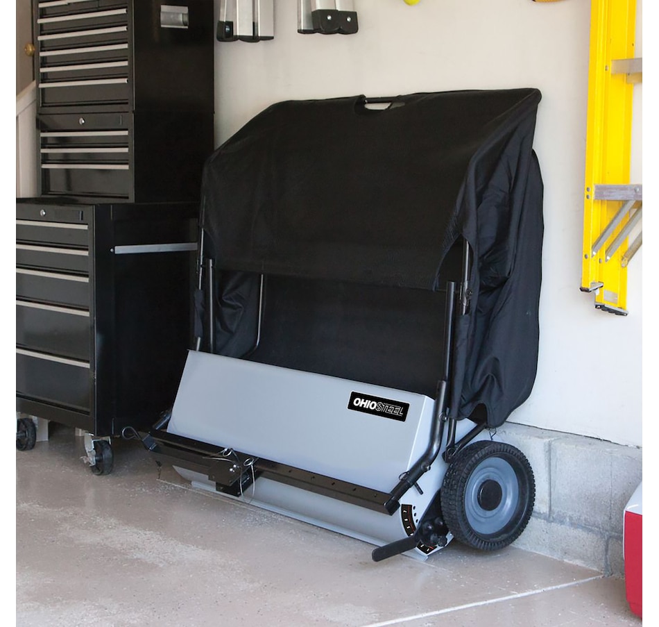 Image 723074_ALTMORE6.jpg, Product 723-074 / Price $649.99, Ohio Steel 42" 22-Cubic-Foot Sweeper, Spiral Brush, Offset Sweeping from Ohio Steel on TSC.ca's Home & Garden department
