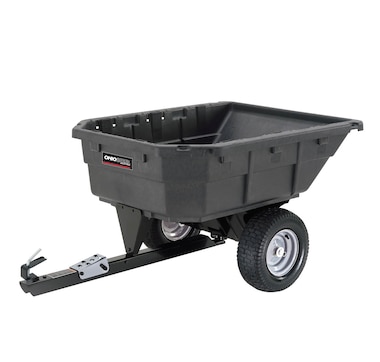 Ohio Steel 15-Cubic-Foot Poly Swivel ATV Cart, 1250 Lbs Capacity