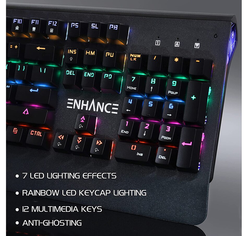 Image 723113_ALTMORE2.jpg, Product 723-113 / Price $99.99, Enhance 4-in-1 Gaming Bundle (headphones, keyboard, mouse, mouse pad) from Enhance on TSC.ca's Electronics department