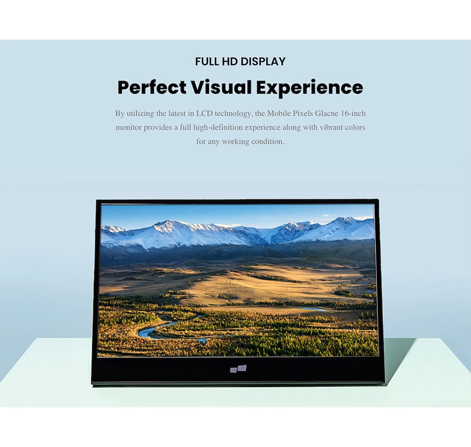 Image 723118_ALTMORE3.jpg, Product 723-118 / Price $249.99, Mobile Pixels Glance 16" Monitor from Mobile Pixels on TSC.ca's Electronics department