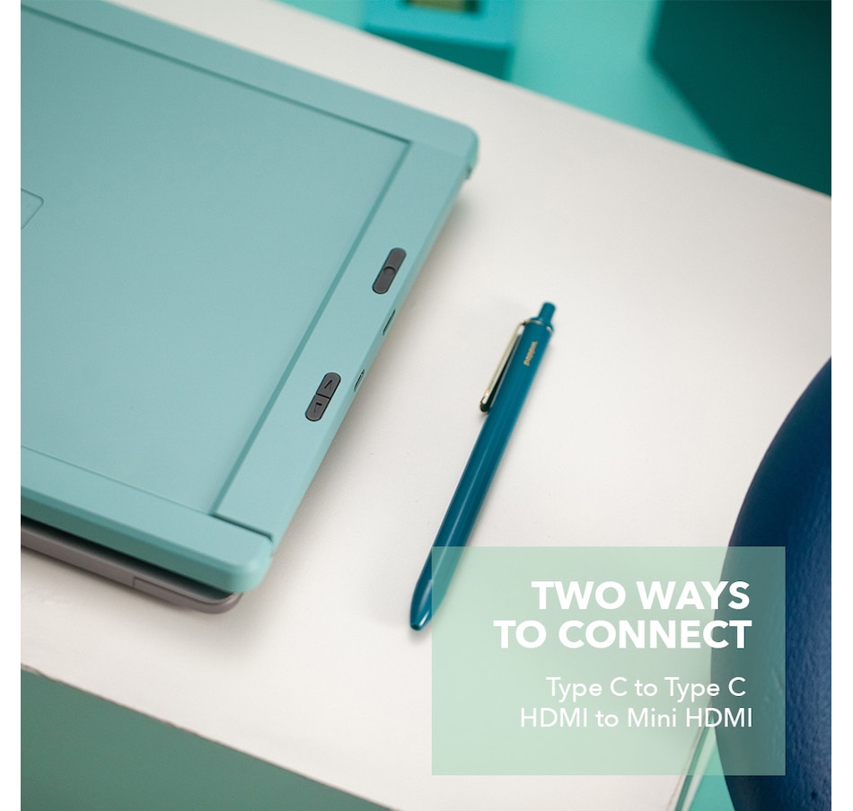 Image 723124_ALTMORE3.jpg, Product 723-124 / Price $369.99, Mobile Pixels Duex Lite 12.5" Monitor (mint) from Mobile Pixels on TSC.ca's Electronics department