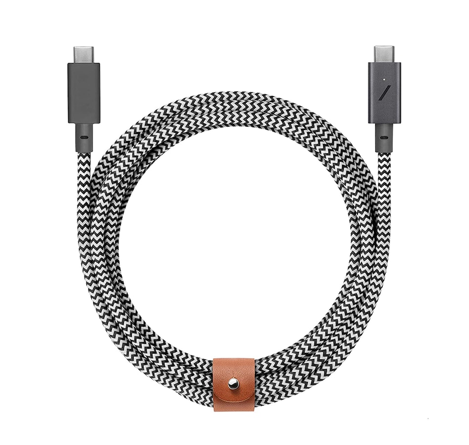 Image 723134.jpg, Product 723-134 / Price $44.99, Native Union Belt USB-C to USB-C 2.4-m 240W Cable from Native Union on TSC.ca's Electronics department