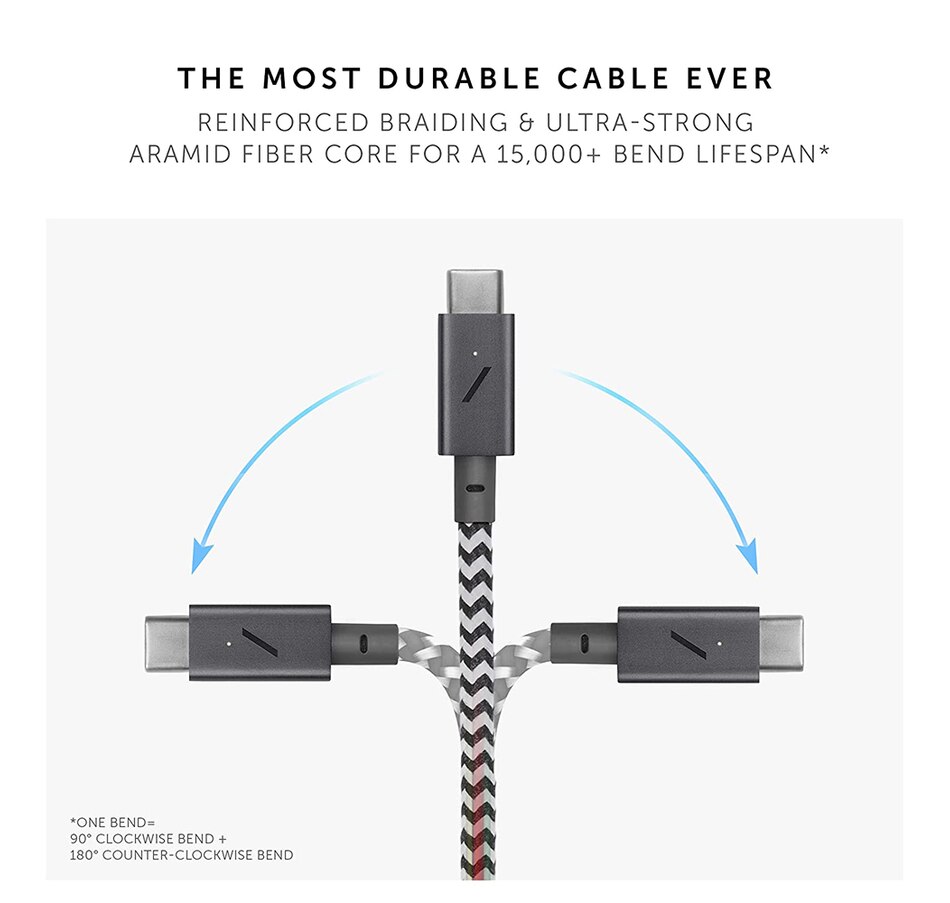 Image 723134_ALTMORE3.jpg, Product 723-134 / Price $44.99, Native Union Belt USB-C to USB-C 2.4-m 240W Cable from Native Union on TSC.ca's Electronics department