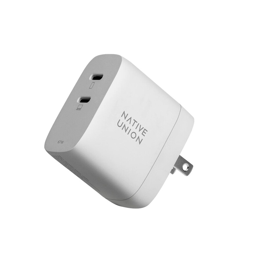 Image 723137.jpg, Product 723-137 / Price $79.99, Native Union Wall Charger 67W PD GaN (white) from Native Union on TSC.ca's Electronics department