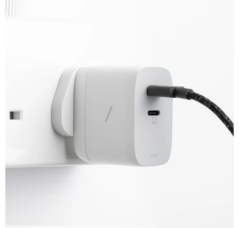 Image 723137_ALTMORE2.jpg, Product 723-137 / Price $79.99, Native Union Wall Charger 67W PD GaN (white) from Native Union on TSC.ca's Electronics department