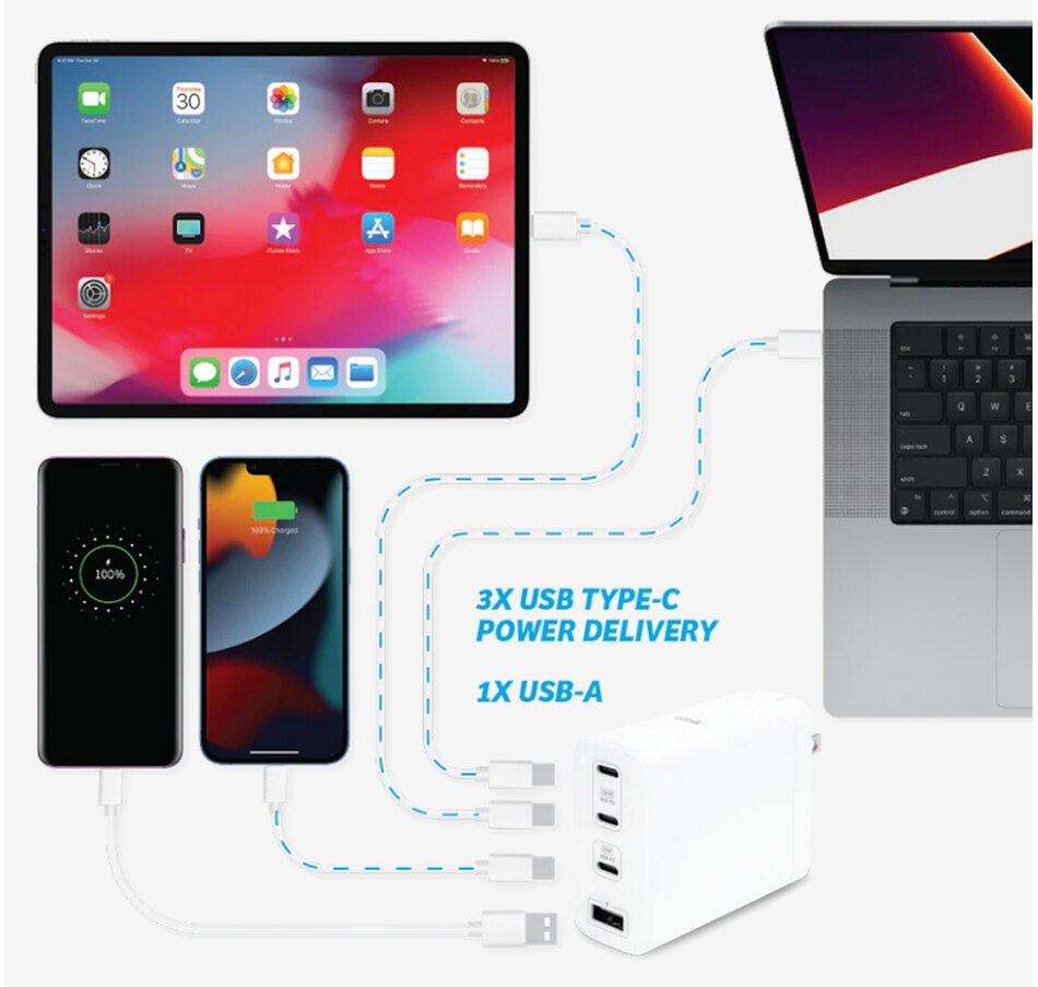 Image 723171_ALTMORE2.jpg, Product 723-171 / Price $119.99, Logiix Power Plus 100W XL Wall Charger from Logiix on TSC.ca's Electronics department