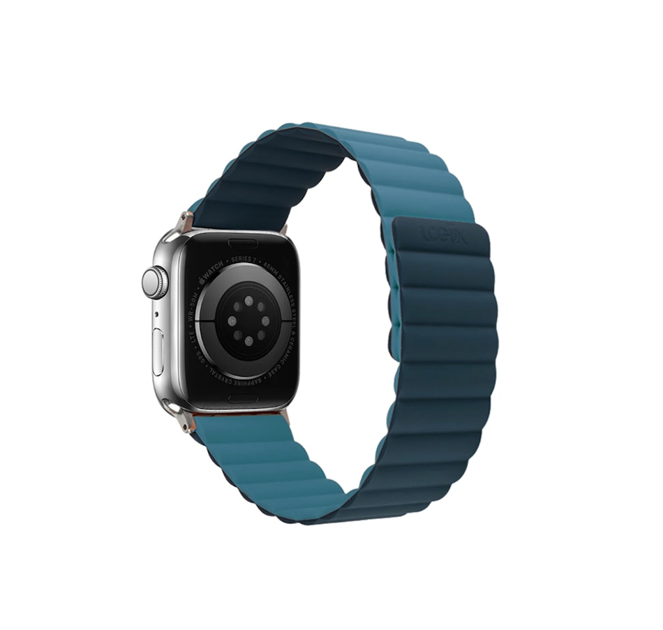 Image 723182.jpg, Product 723-182 / Price $59.99, Logiix Vibrance Link Apple Watch Band 42/44/45 mm (navy/sea blue) from Logiix on TSC.ca's Electronics department