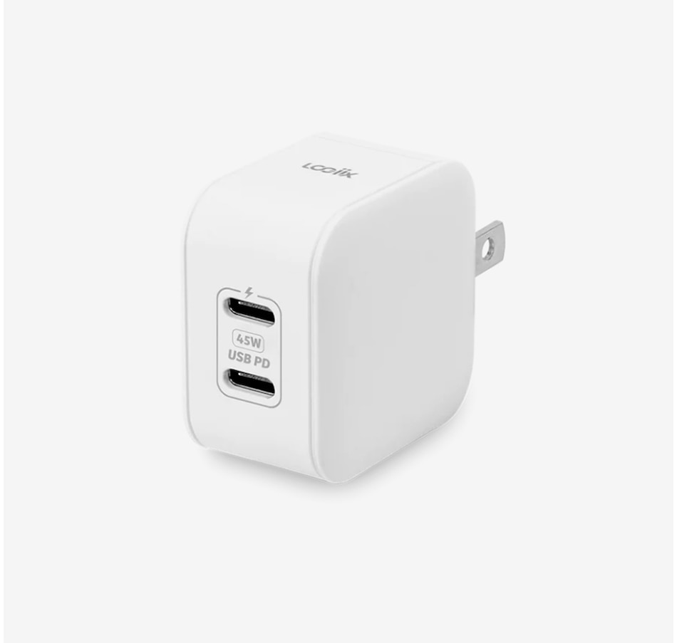Image 723183.jpg, Product 723-183 / Price $64.99, Logiix Power Plus 45W Duo USB-C Wall Charger from Logiix on TSC.ca's Electronics department