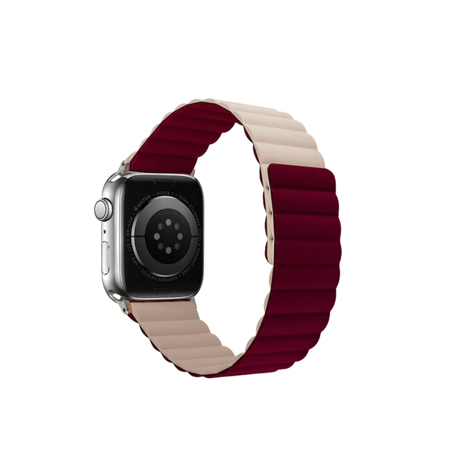 Image 723185.jpg, Product 723-185 / Price $59.99, Logiix Vibrance Link Apple Watch Band 38/40/41 mm (burgundy/stone) from Logiix on TSC.ca's Electronics department