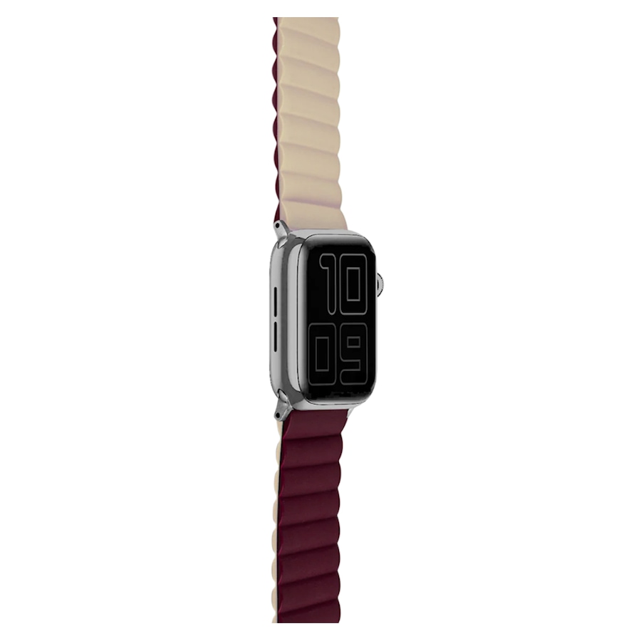 Image 723185_ALTMORE1.jpg, Product 723-185 / Price $59.99, Logiix Vibrance Link Apple Watch Band 38/40/41 mm (burgundy/stone) from Logiix on TSC.ca's Electronics department