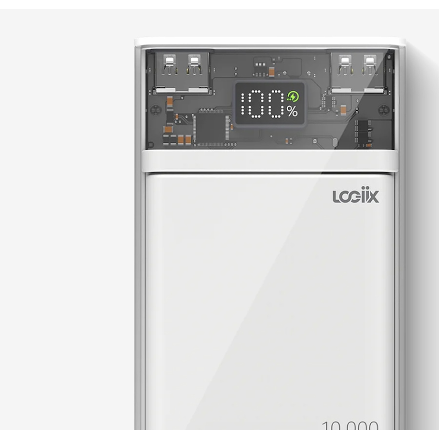 Image 723190.jpg, Product 723-190 / Price $79.99, Logiix Piston Power 10,000-mAh Crystal Power Bank from Logiix on TSC.ca's Electronics department