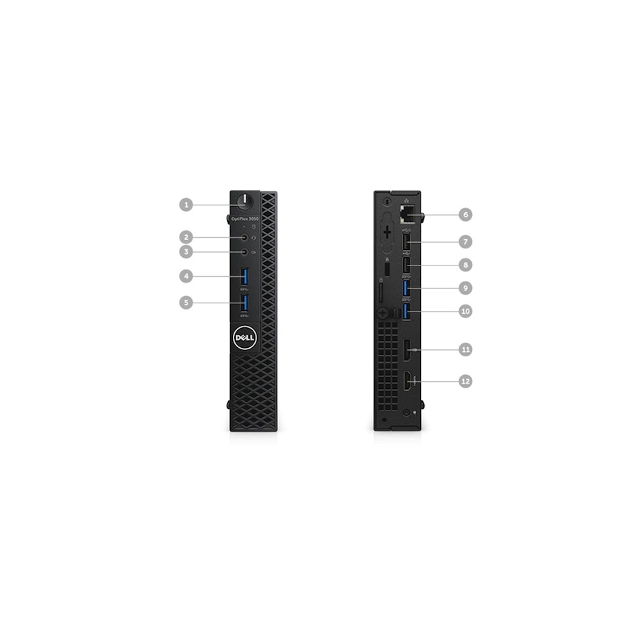 Image 723209.jpg, Product 723-209 / Price $693.99, Dell OptiPlex 3050 Tiny, Mini, Micro Desktop (Intel Graphics, i5-7500T, 8GB, 256GB, Windows 11 Pro, Refurbished) from Dell on TSC.ca's Electronics department