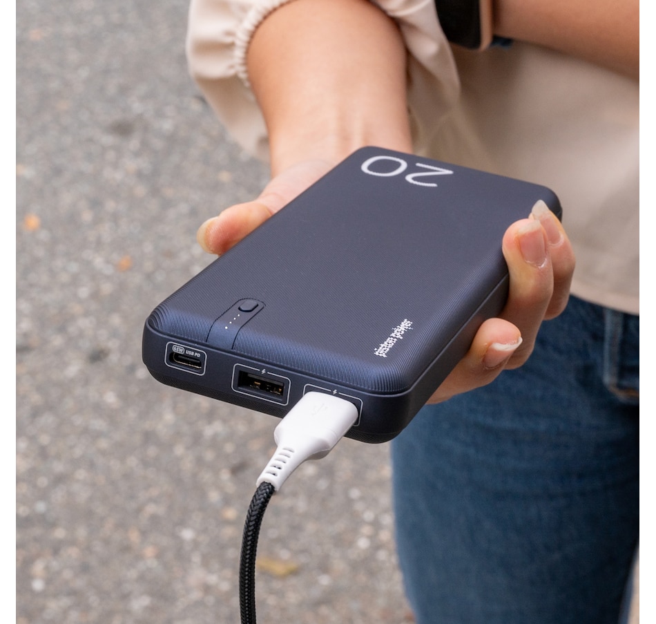 Image 723375_ALTMORE3.jpg, Product 723-375 / Price $139.99, Logiix Piston Power Pro 20,000-mAh 65W Power Bank from Logiix on TSC.ca's Electronics department