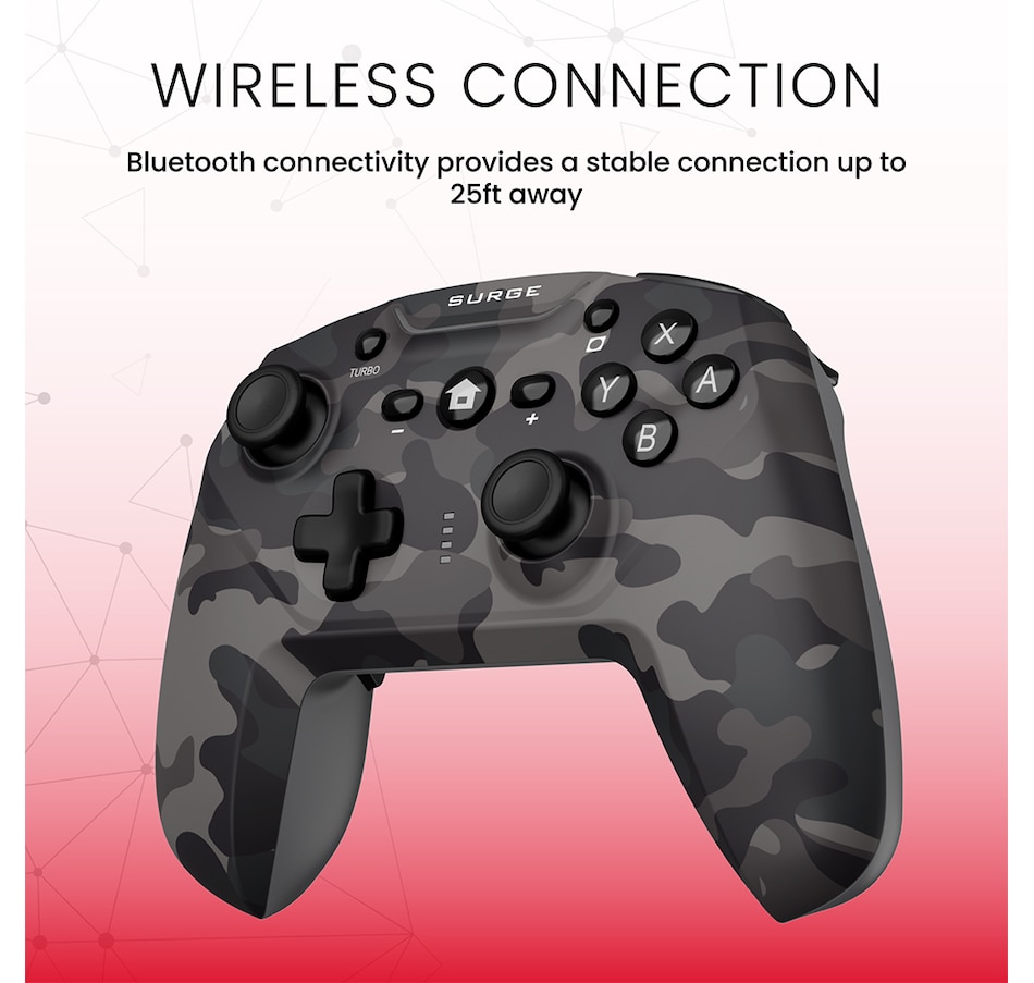 Image 723417_ALTMORE3.jpg, Product 723-417 / Price $39.99, Surge Nintendo Switch/Switch 2 Wireless Pro Controller on TSC.ca's Electronics department