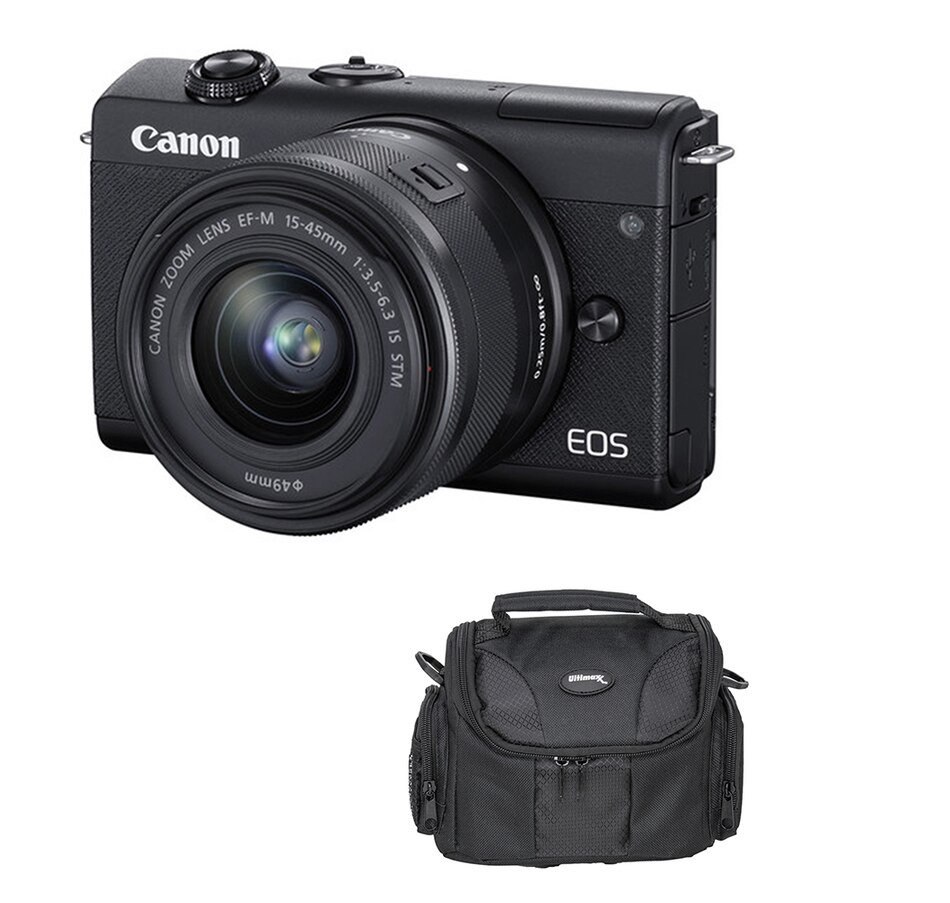 Image 723467.jpg, Product 723-467 / Price $719.99, Canon EOS M200 Mirrorless Camera with 15-45mm Lens (Black) from Canon on TSC.ca's Electronics department