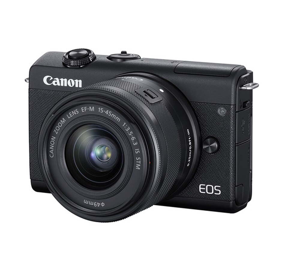 Image 723467_ALTMORE1.jpg, Product 723-467 / Price $719.99, Canon EOS M200 Mirrorless Camera with 15-45mm Lens (Black) from Canon on TSC.ca's Electronics department