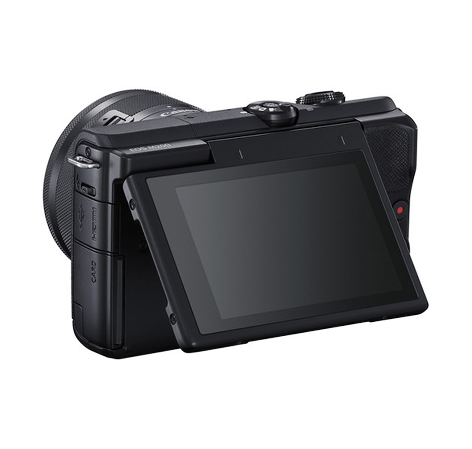 Image 723467_ALTMORE4.jpg, Product 723-467 / Price $719.99, Canon EOS M200 Mirrorless Camera with 15-45mm Lens (Black) from Canon on TSC.ca's Electronics department