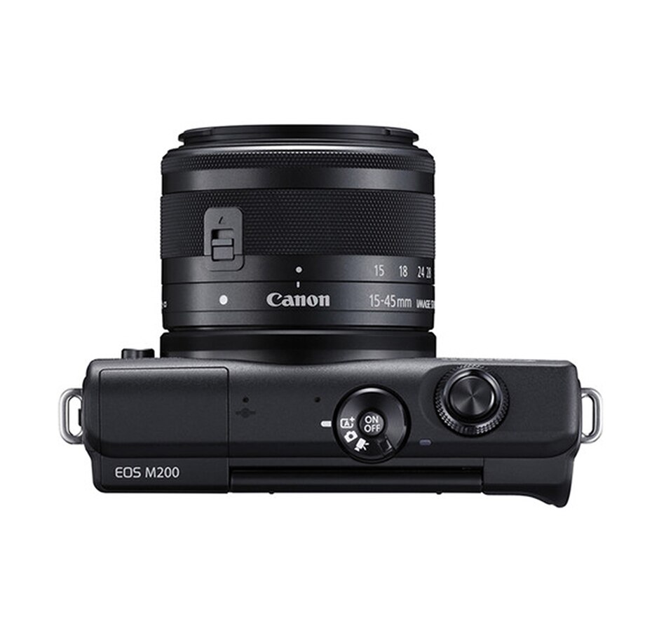 Image 723467_ALTMORE5.jpg, Product 723-467 / Price $719.99, Canon EOS M200 Mirrorless Camera with 15-45mm Lens (Black) from Canon on TSC.ca's Electronics department