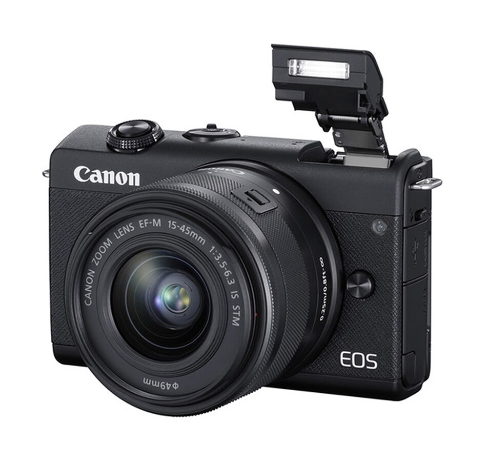 Image 723467_ALTMORE6.jpg, Product 723-467 / Price $719.99, Canon EOS M200 Mirrorless Camera with 15-45mm Lens (Black) from Canon on TSC.ca's Electronics department