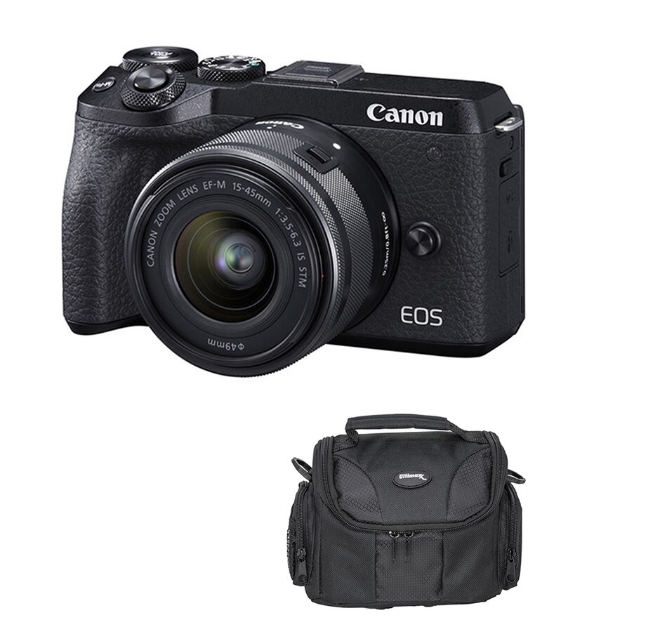 Image 723468.jpg, Product 723-468 / Price $1,499.99, Canon EOS M6 Mark II Mirrorless Camera with 15-45mm Lens and EVF from Canon on TSC.ca's Electronics department