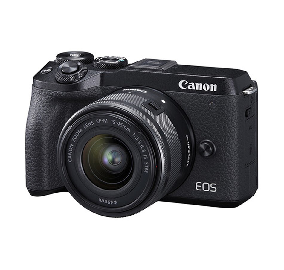Image 723468_ALTMORE1.jpg, Product 723-468 / Price $1,499.99, Canon EOS M6 Mark II Mirrorless Camera with 15-45mm Lens and EVF from Canon on TSC.ca's Electronics department