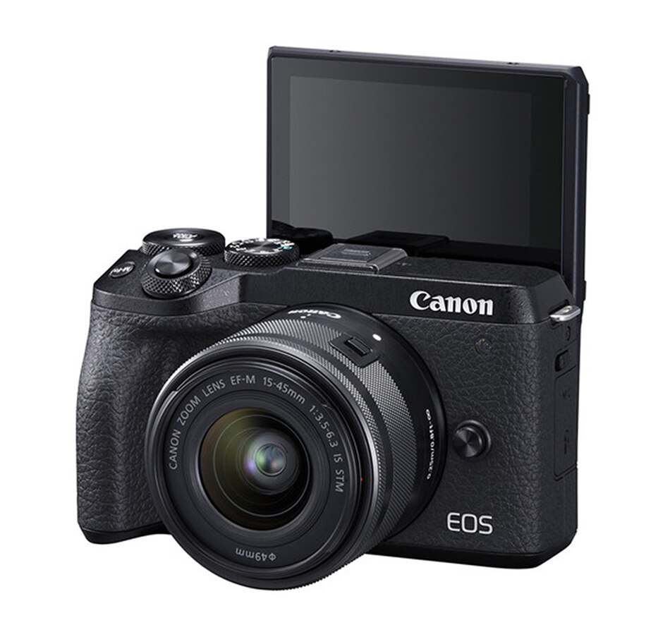 Image 723468_ALTMORE3.jpg, Product 723-468 / Price $1,499.99, Canon EOS M6 Mark II Mirrorless Camera with 15-45mm Lens and EVF from Canon on TSC.ca's Electronics department