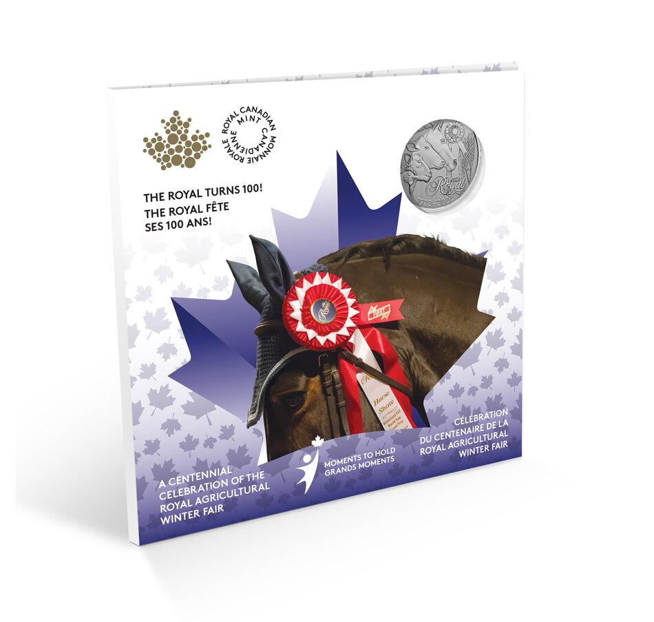 Image 723538_ALTMORE4.jpg, Product 723-538 / Price $224.95, 2022 $30 Royal Agricultural Winter Fair 100th Anniversary Two Ounce Fine Silver Coin Plus $5 Silver Coin from Royal Canadian Mint (RCM) on TSC.ca's Coins department