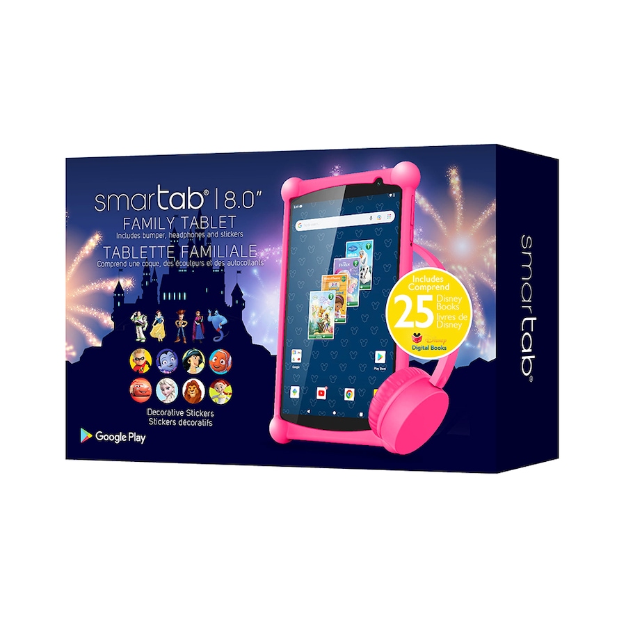 Image 723629_ALTMORE3.jpg, Product 723-629 / Price $149.99, Disney Smartab 8" Android Tablet Bundle (Pink) from Disney on TSC.ca's Electronics department